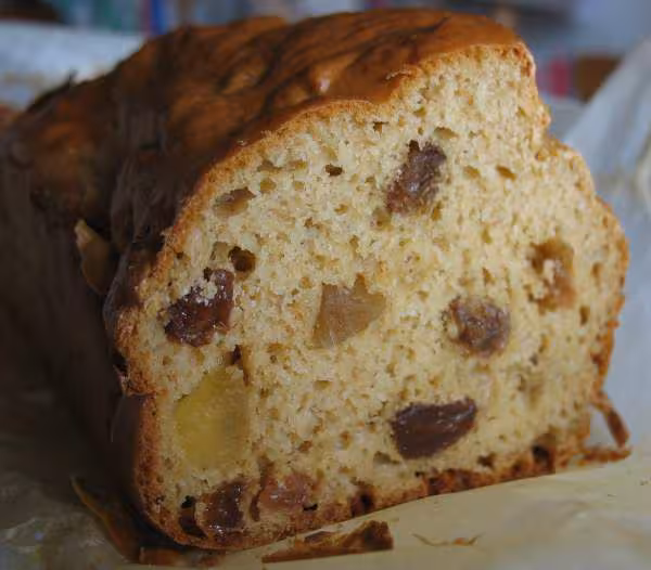 Pain cake de campagne aux fruits secs