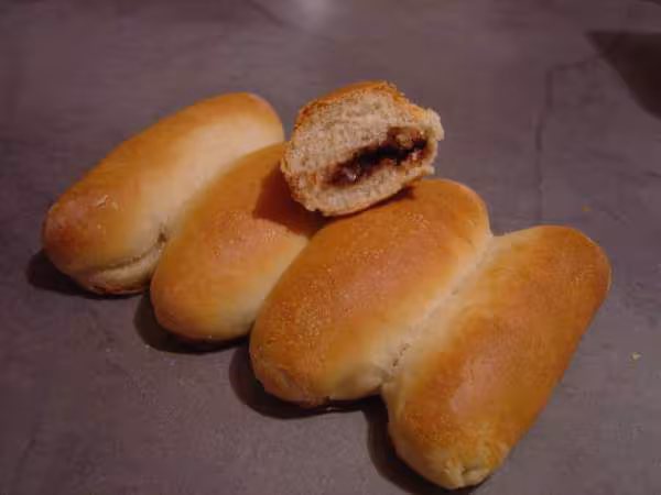 Pain au lait fourre au nutella