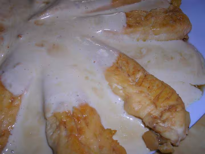 Aiguillettes de poulet sauce marsala