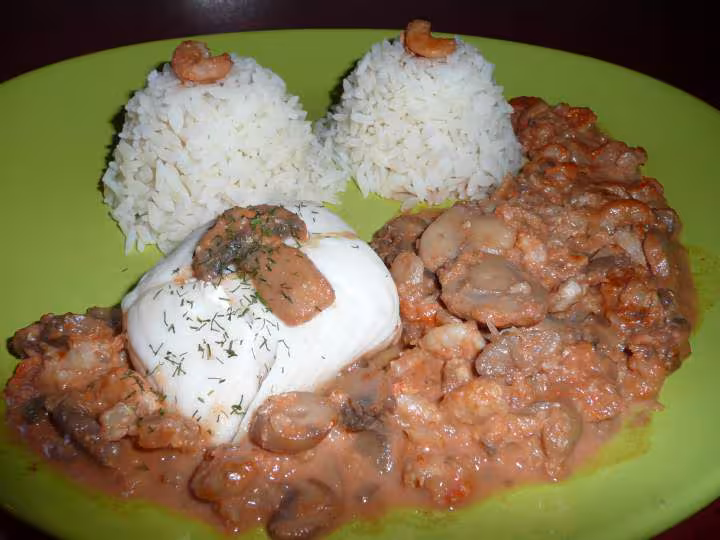 Cabillaud sauce rose ww