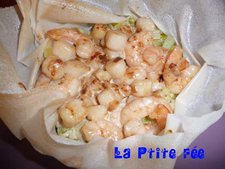 Corolle aux crevettes petoncles et poireaux ww zoom