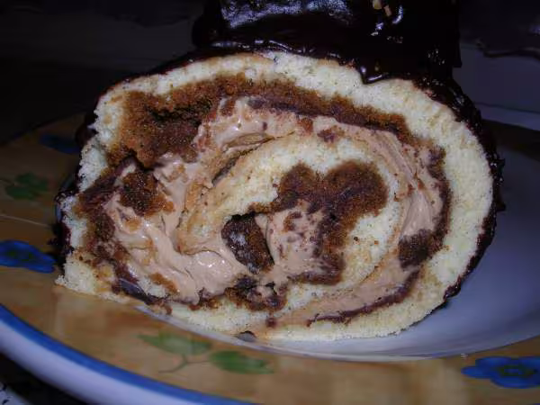 Coupe de la buche facon tiramisu