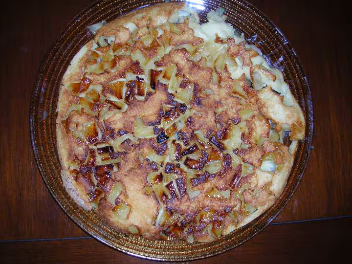 Crepe facon tatin dessert leger