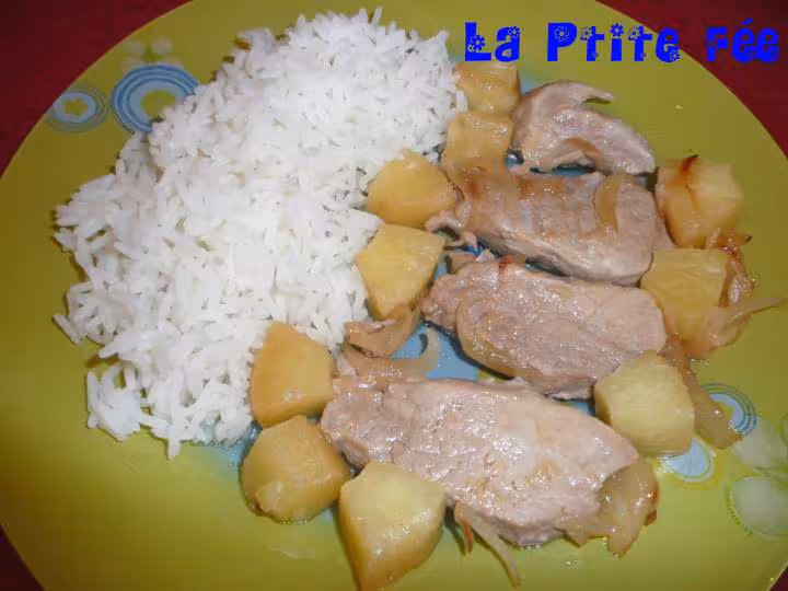 Filet mignon de porc a l ananas et au rhum ww