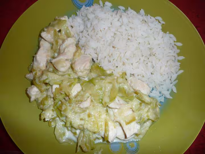 Fricassee de poulet a la creme ww