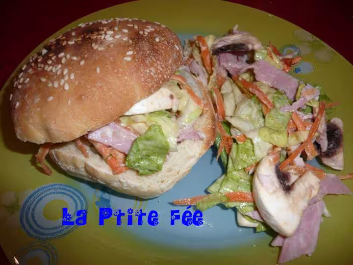 Hamburger de crudites ww