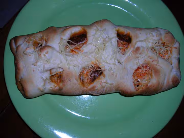 Mes 1eres fougasses chorizzo gruyere