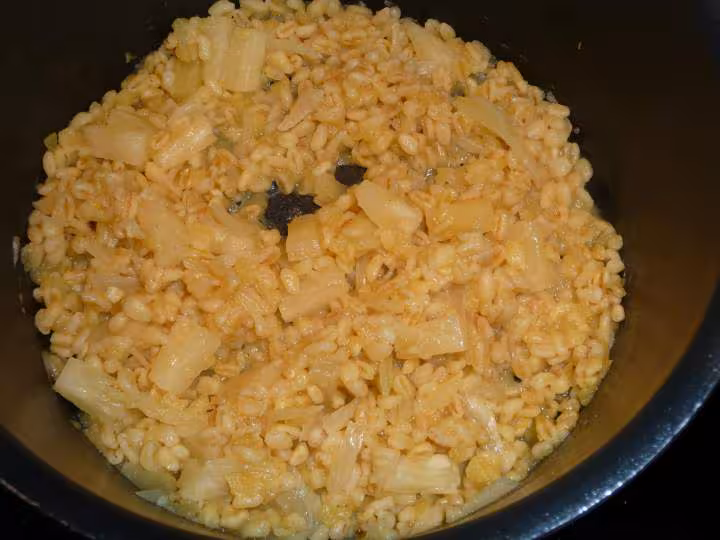 Pilaf de ble a l ananas 4