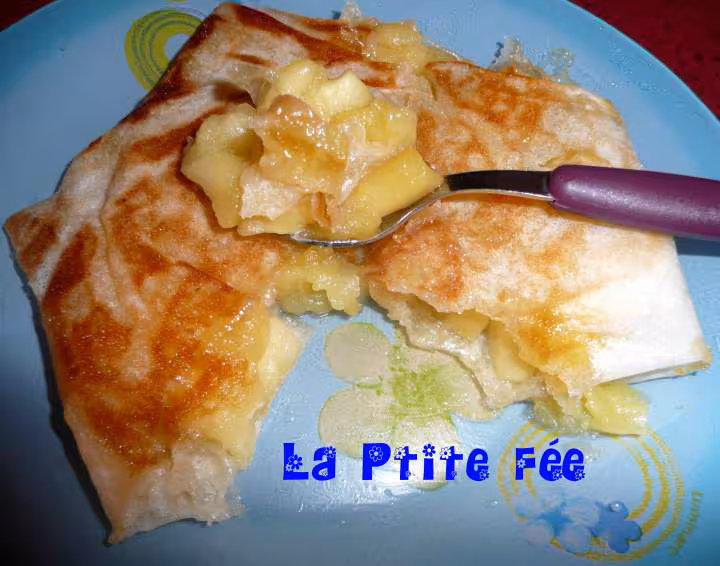Pomme au miel en feuille de brick ww