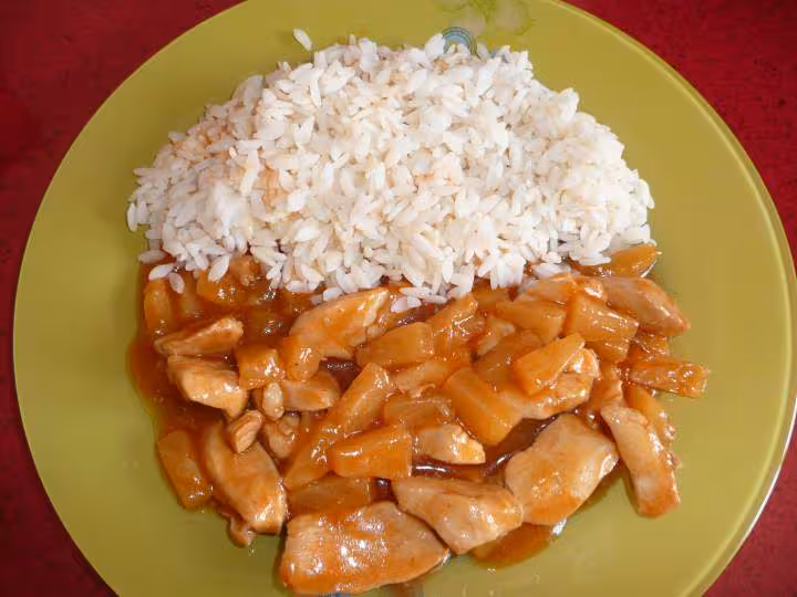 Poulet a l ananas ww