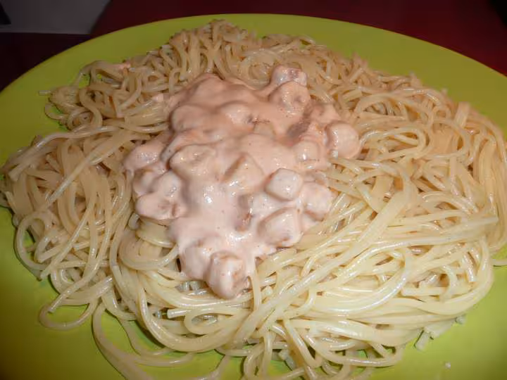 Spaghettis aux petoncles