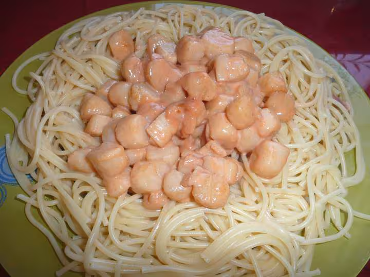 Spaghettis aux petoncles ww