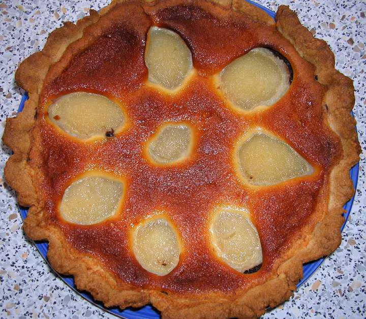Tarte poires chocolat