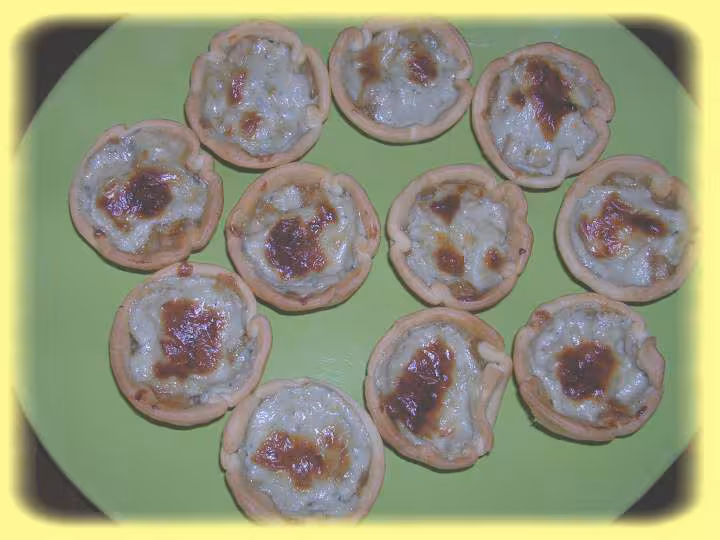 Tartelettes au poires et bleu d auvergne