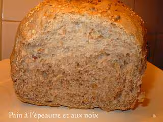 Pain a l epeautre et aux noix
