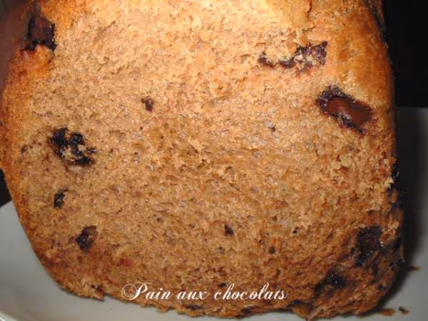 Pain brioche au chocolat mie