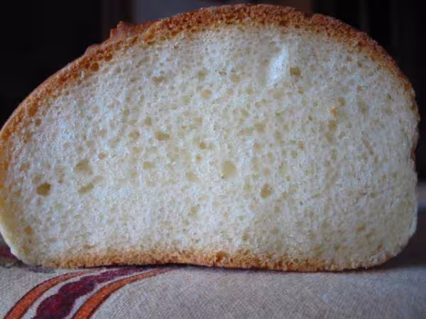 Pain viennois en coupe