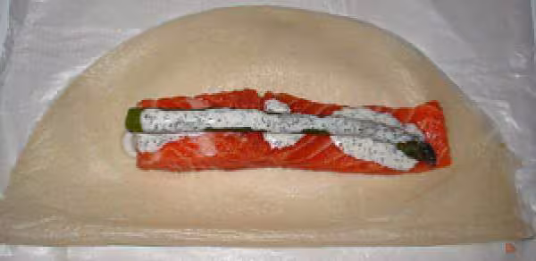 Papillote de truite