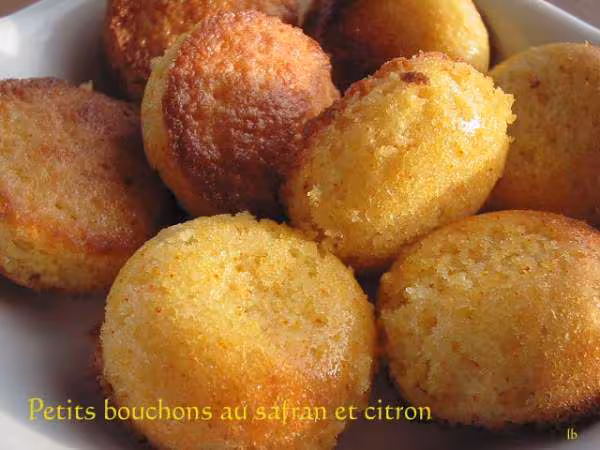 Petits bouchons au safran et citron