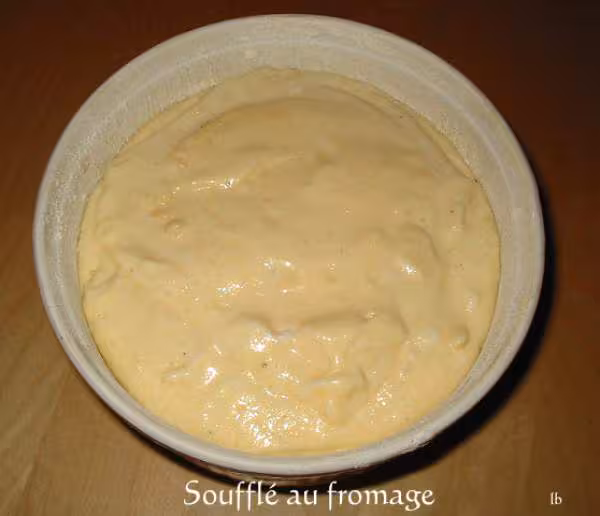 Souffle avant cuisson