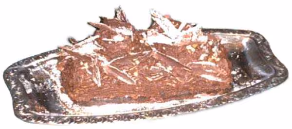 Une buche tout chocolat