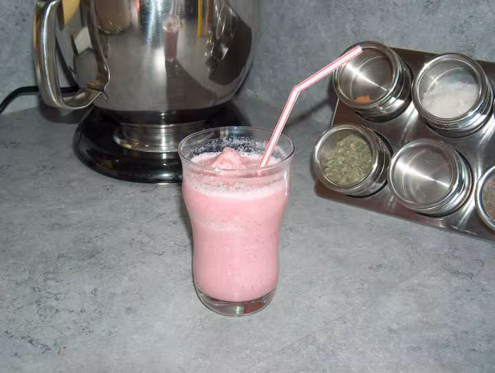 Milk shake fraise