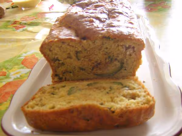 Cake chevre courgette a la biere