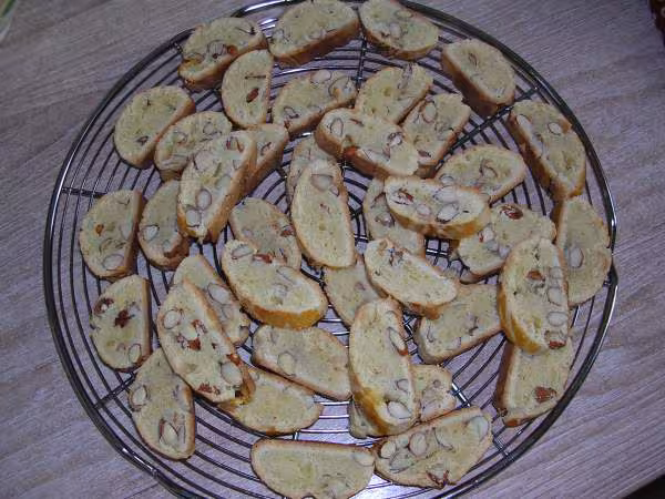 Croquants aux amandes apres cuisson