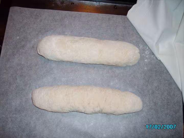 Baguette pendant l appret