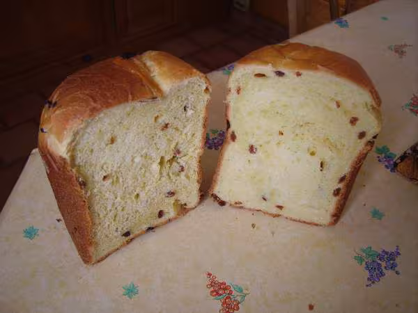 Brioche aux raisins map