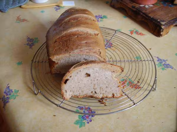 Interieur du pain au levain