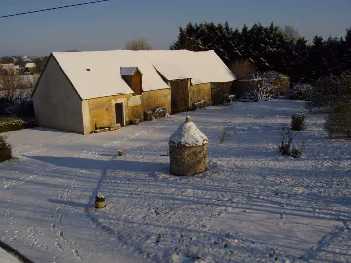 Neige sur les toits
