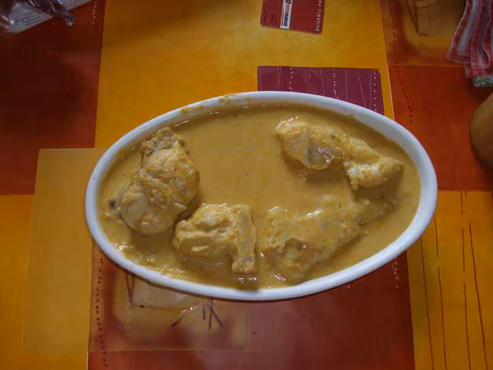 Restes de lotte en bourride