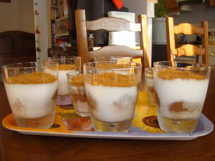Verrine de mousse au chocolat coco2