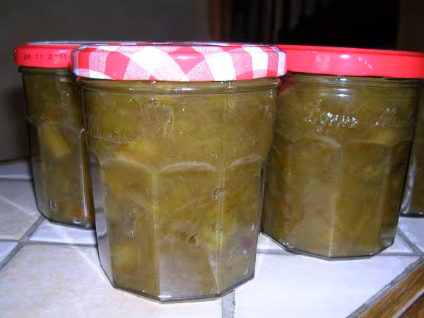 Confiture rhubarbe