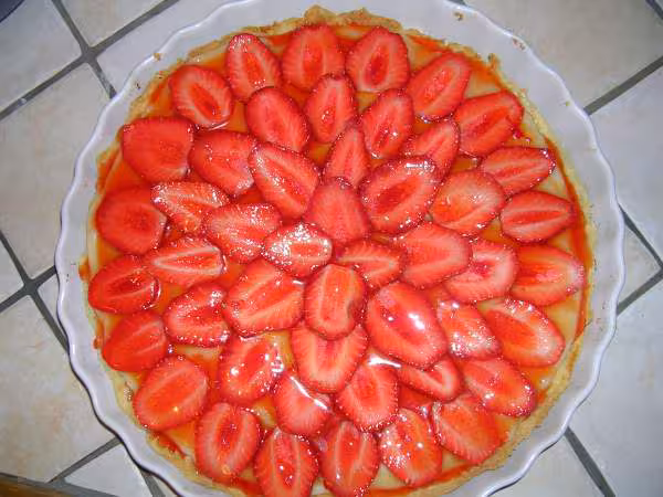 Tarte aux fraises