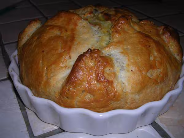 Tourte poulet koukou