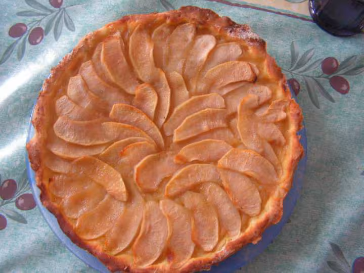 Tarte aux pommes ww cuite
