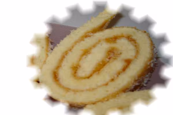Biscuit roule abricot coco part