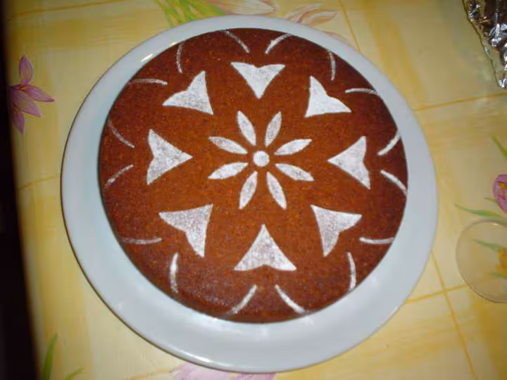 Gateau gourmand aux noisettes en poudre