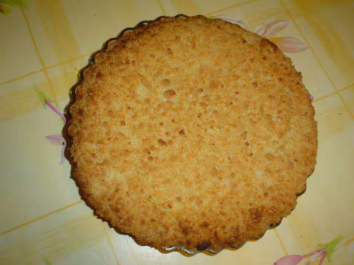 Mon gateau a la compote et a la pate grenaille