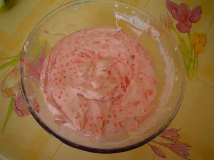 Mousse a la framboise de cyril lignac