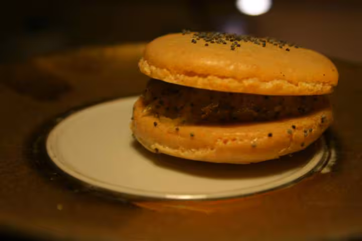 Macaron citron pavot