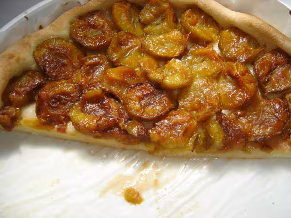 Ma tarte aux reines claudes pate levante