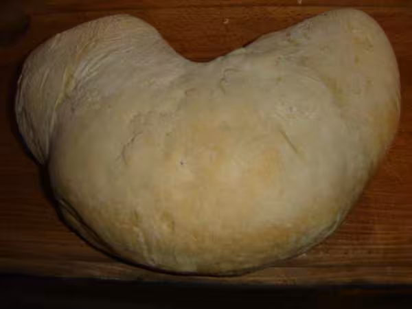 Mon pain ciabatta en forme de coeur