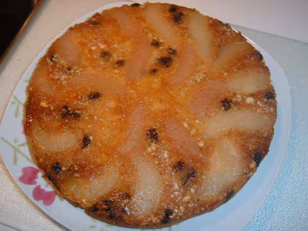 Cake au poire facon tatin