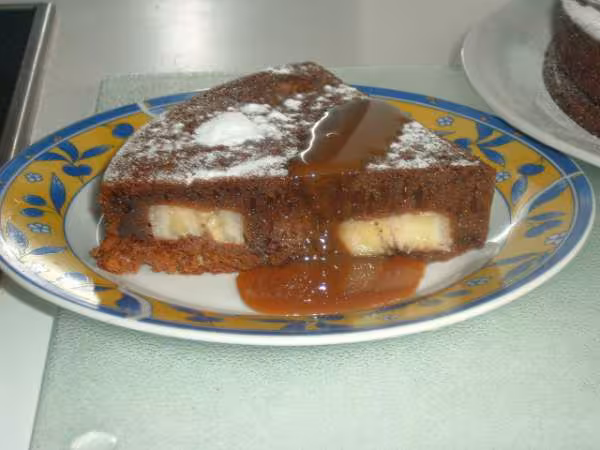 Gateau au chocolat banane sans beurre