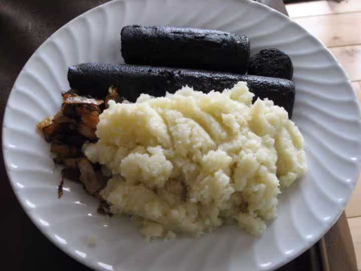 Boudin noir et chou fleur