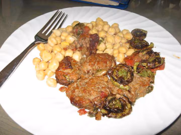 Boulette de stake hache pois chiche