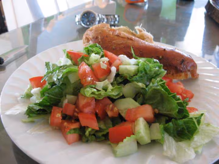 Dinde et sal ade